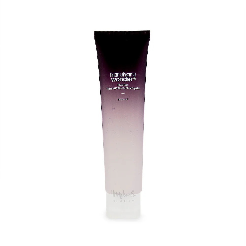 Haruharu Wonder Black Rice Triple AHA Gentle Cleansing Gel Unscented K Beauty - Picture 8 of 9